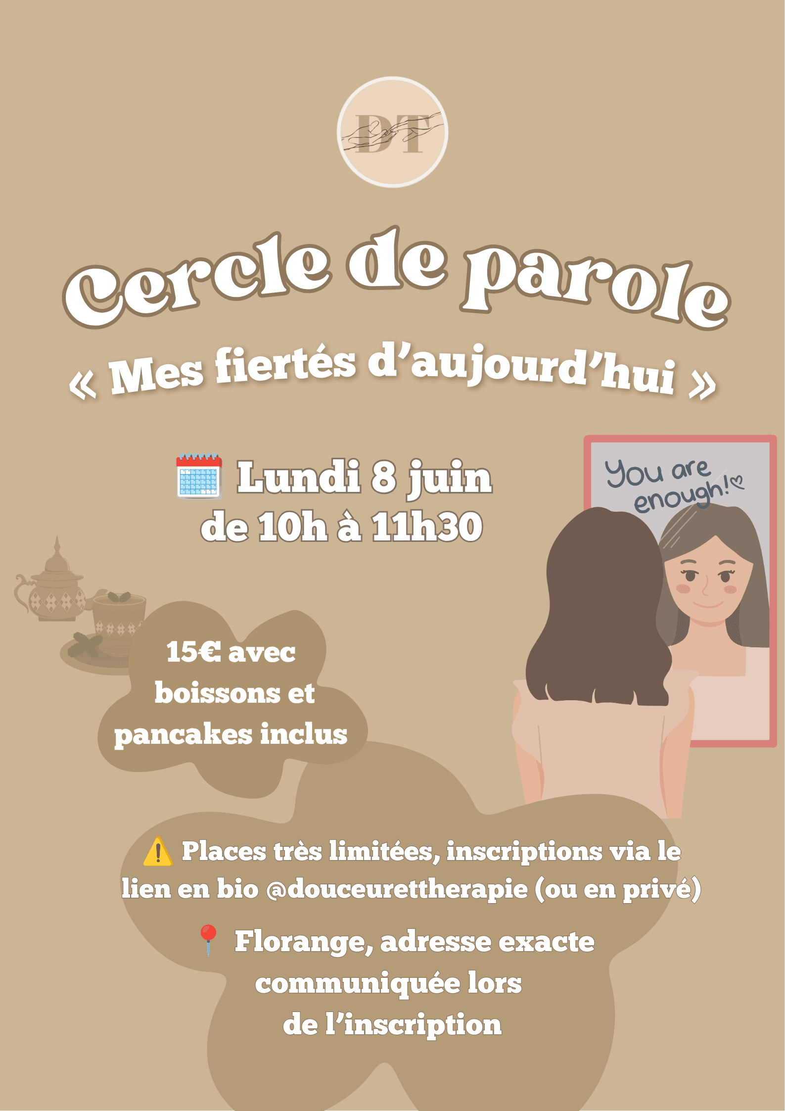Cercle de parole "Mes fiertés d'aujourd'hui" ✨